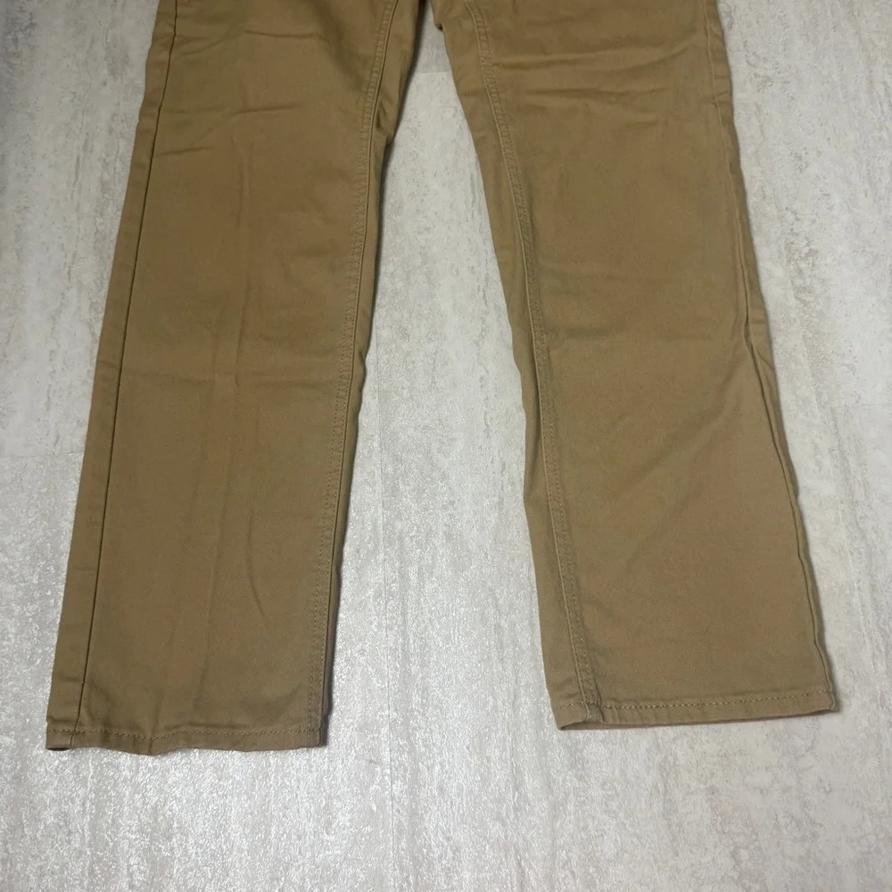 Levi Strauss Khaki tan athletic flex casual pants jeans 29x32